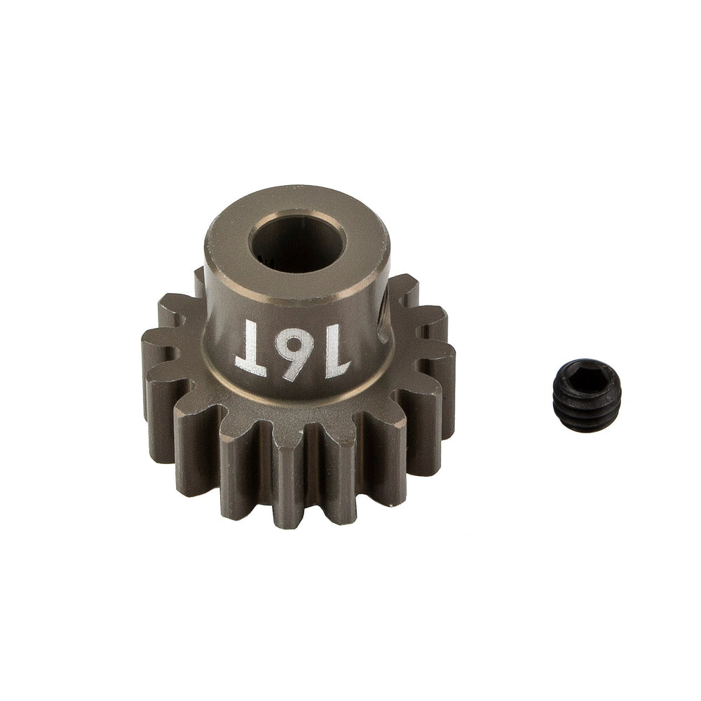 Team Associated Factory Team Pinion Gear 16 Tooth-MOD 1 5mm Shaft Aluminum (ONLINE ORDER ONLY)
