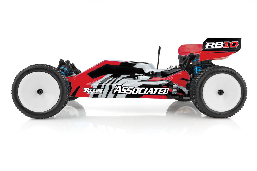 Team Associated RB10 1/10 Scale 2WD Electric Off-Road Buggy RTR LiPo Combo (Red)