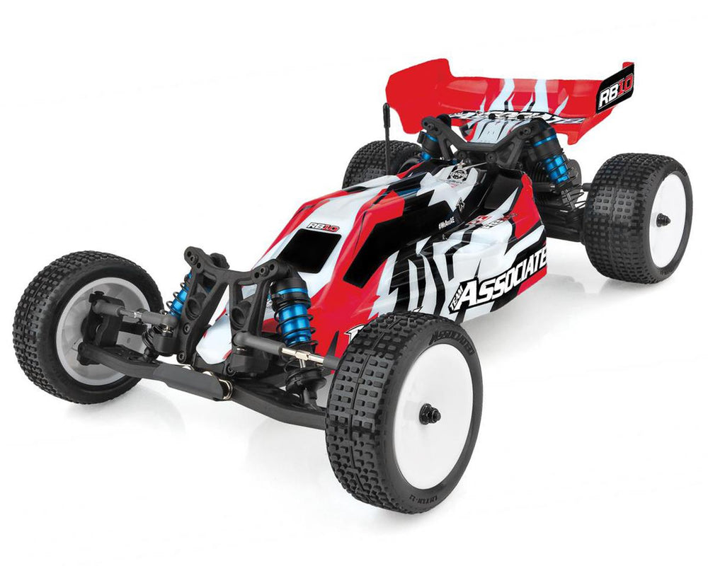 Team Associated RB10 1/10 Scale 2WD Electric Off-Road Buggy RTR LiPo Combo (Red)