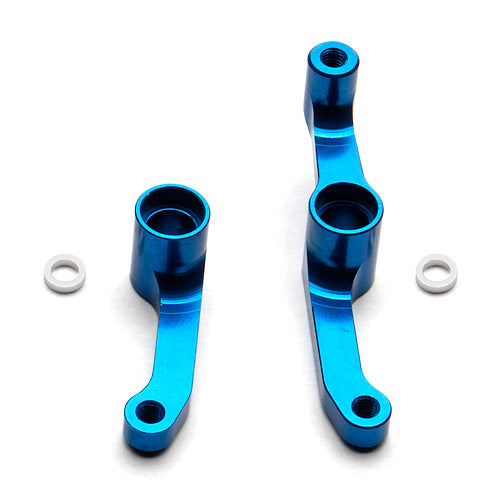 Team Associated Factory Team Aluminum Steering Set Blue - Upgrade Kit
