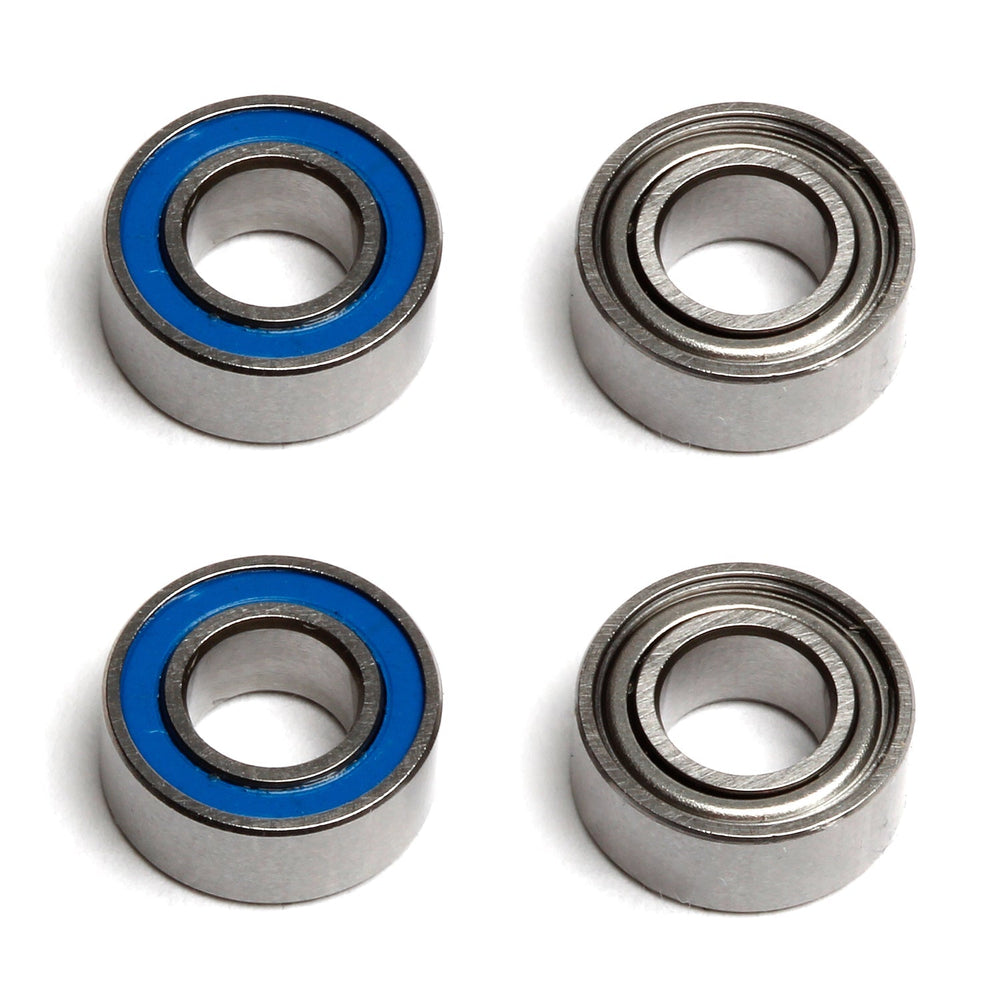 Team Associated Factory Team Bearings 5x10x4mm - Blue Shield