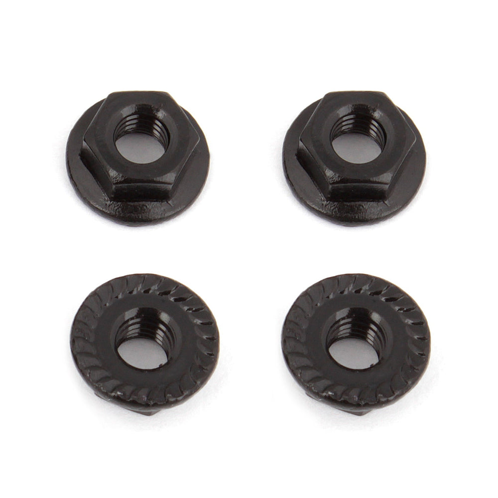 Team Associated M4 Serrated Nuts (ONLINE ORDER ONLY)