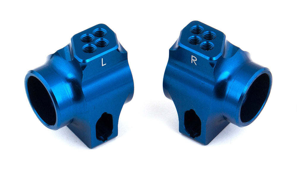 Team Associated B6/B6D Factory Team Blue Aluminum Rear Hubs (ONLINE ORDER ONLY)