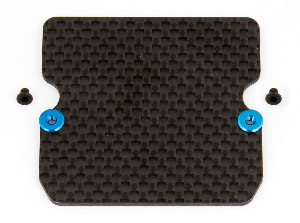 Team Associated Factory Team Graphite Servo Plate for B6.1 B6.1D SC6.1 and T6.1 (ONLINE ORDER ONLY)