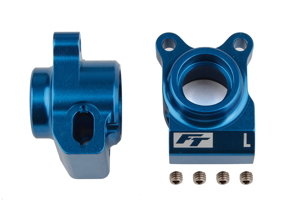 Team Associated RC10B6.2 Factory Team Rear Hubs Blue Aluminum (ONLINE ORDER ONLY)