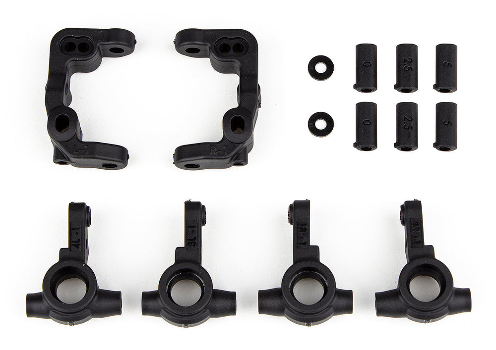 Team Associated RC10B6.4 1mm Scrub Caster and Steering Blocks