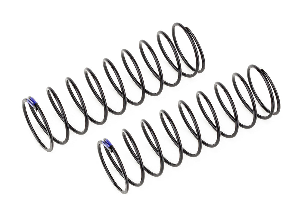 Team Associated 13mm Rear Shock Springs Blue 2.2lb/in L61 10.0T 1.2D B6.4 (ONLINE ORDER ONLY)