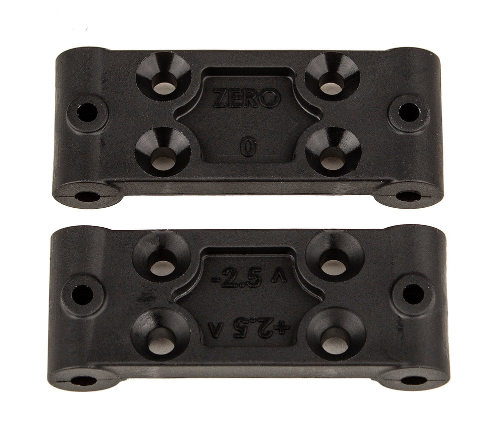 Team Associated RC10B6.4 Front Bulkhead Set (0 degree and 2.5 degree) (ONLINE ORDER ONLY)