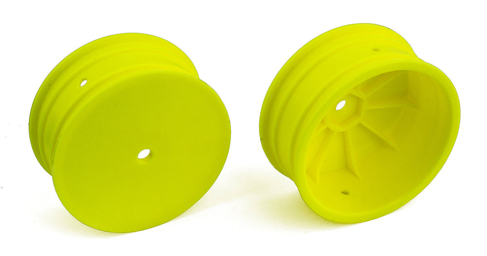 Team Associated 1/10 4WD Buggy Front 2.2 Wheels 12mm Hex Yellow (ONLINE ORDER ONLY)
