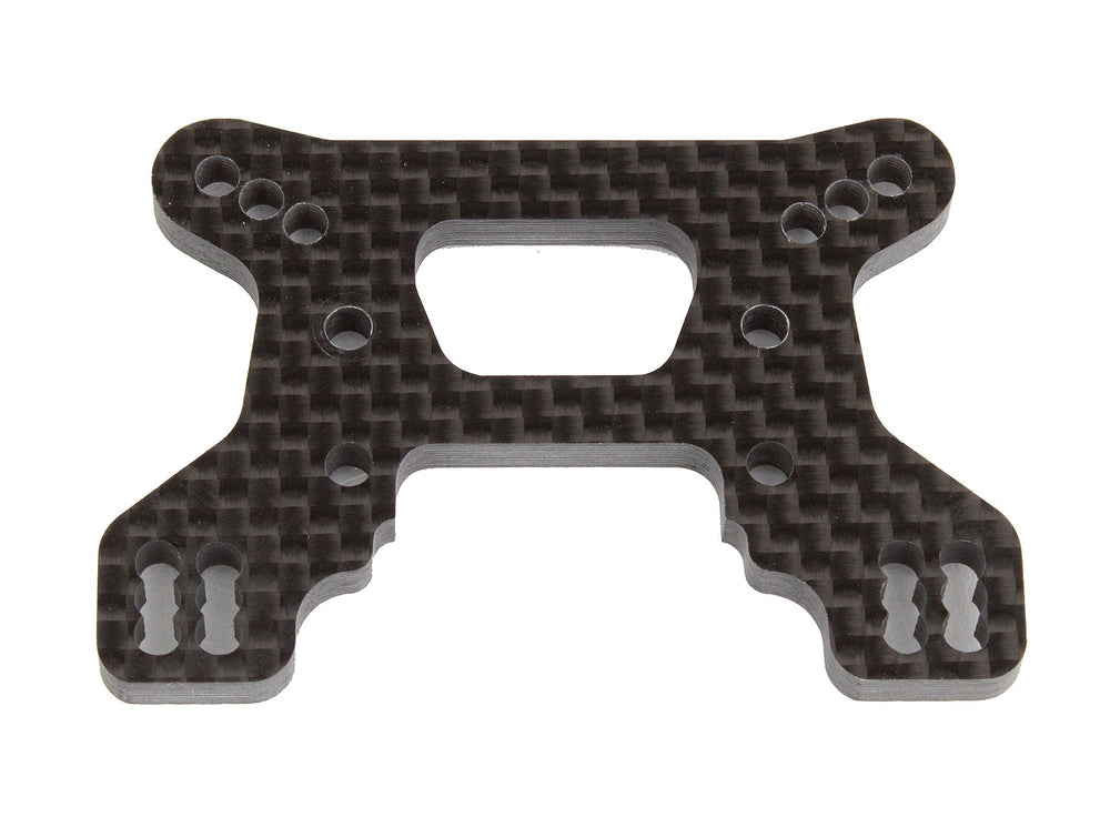 Team Associated RC10B74.1 Front Shock Tower 23mm Carbon Fiber (ONLINE ORDER ONLY)