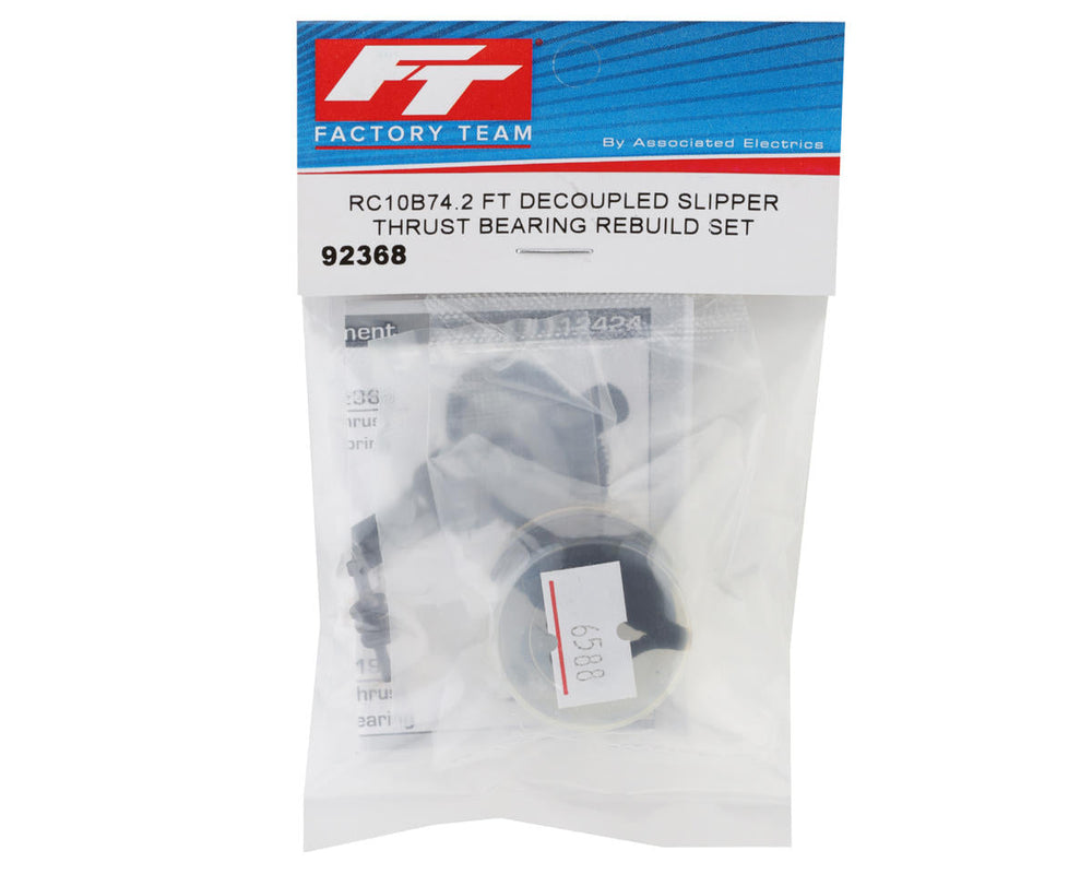 Team Associated RC10B74.2 Factory Team Decoupled Slipper Thrust Bearing Rebuild Set 92368 (ONLINE ORDER ONLY)