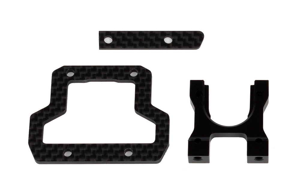 Team Associated RC10B74.2 Center Bulkhead and Brace Set, Decoupled Slipper 92378 (ONLINE ORDER ONLY)