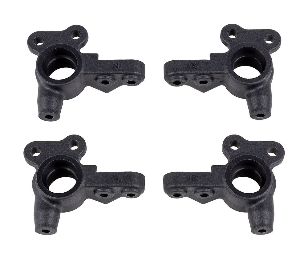 Team Associated RC10B7 FT Steering Blocks, Adjustable KPI 92493 (ONLINE ORDER ONLY)