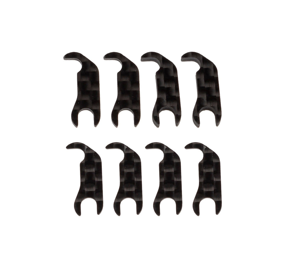 Team Associated RC10B7 FT Steering Block Mount Shim Set, Carbon Fiber 92495 (ONLINE ORDER ONLY)