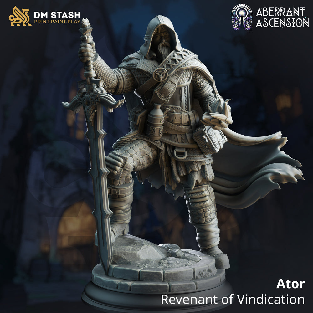Ator, Revenant of Vindication (Male Undead Ranger) (Online Order Only)