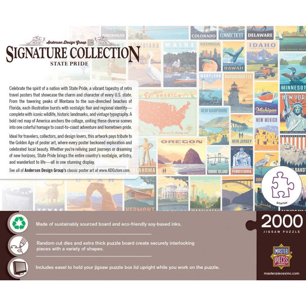 Signature Collection - State Pride 2000 Piece Jigsaw Puzzle