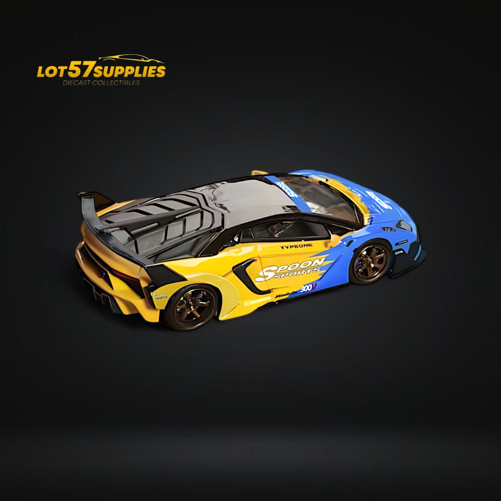 Star Model 1:64 Lamborghini Aventador LBWK LP700-4 GT EVO in Spoon Livery 1:64 (ONLINE ORDER ONLY)
