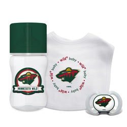 Minnesota Wild - 3-Piece Baby Gift Set (ONLINE ORDER ONLY)