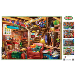 Man Cave - Fish, Hunt, & Hibernate 1000 Piece Jigsaw Puzzle
