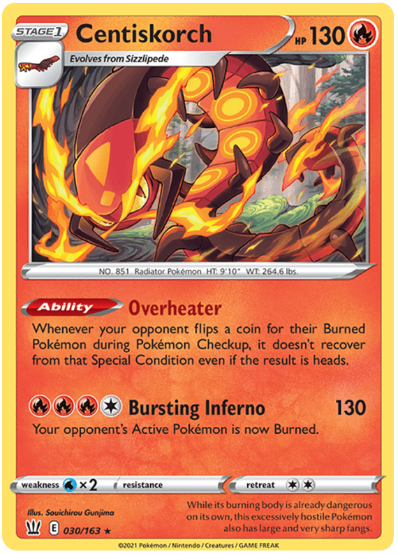 Centiskorch (030/163) [Sword & Shield: Battle Styles] (Online Only)