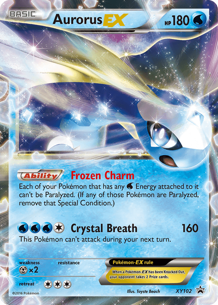 Aurorus EX (XY102) [XY: Black Star Promos] (Online Only)