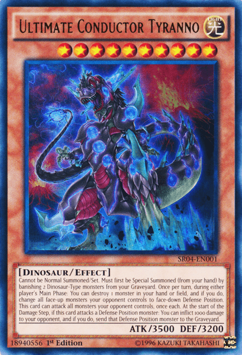 Ultimate Conductor Tyranno [SR04-EN001] Ultra Rare (ONLINE ORDER ONLY)