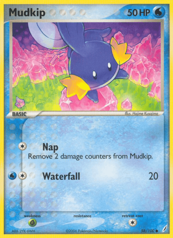 Mudkip (58/100) [EX: Crystal Guardians] (Online Only)