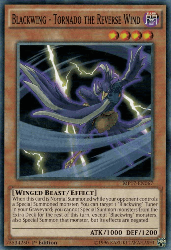 Blackwing - Tornado the Reverse Wind [MP17-EN067] Common (ONLINE ORDER ONLY)