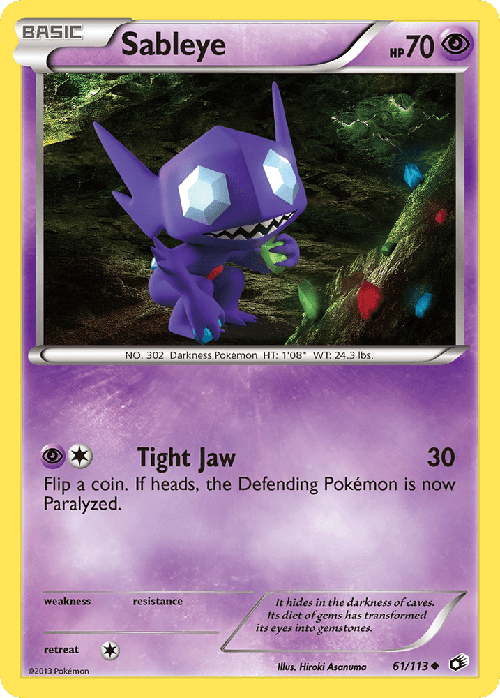 Sableye (61/113) [Black & White: Legendary Treasures] (Online Only)