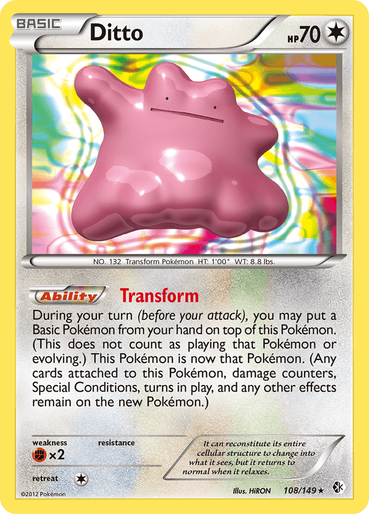 Ditto (108/149) [Black & White: Boundaries Crossed] (Online Only)