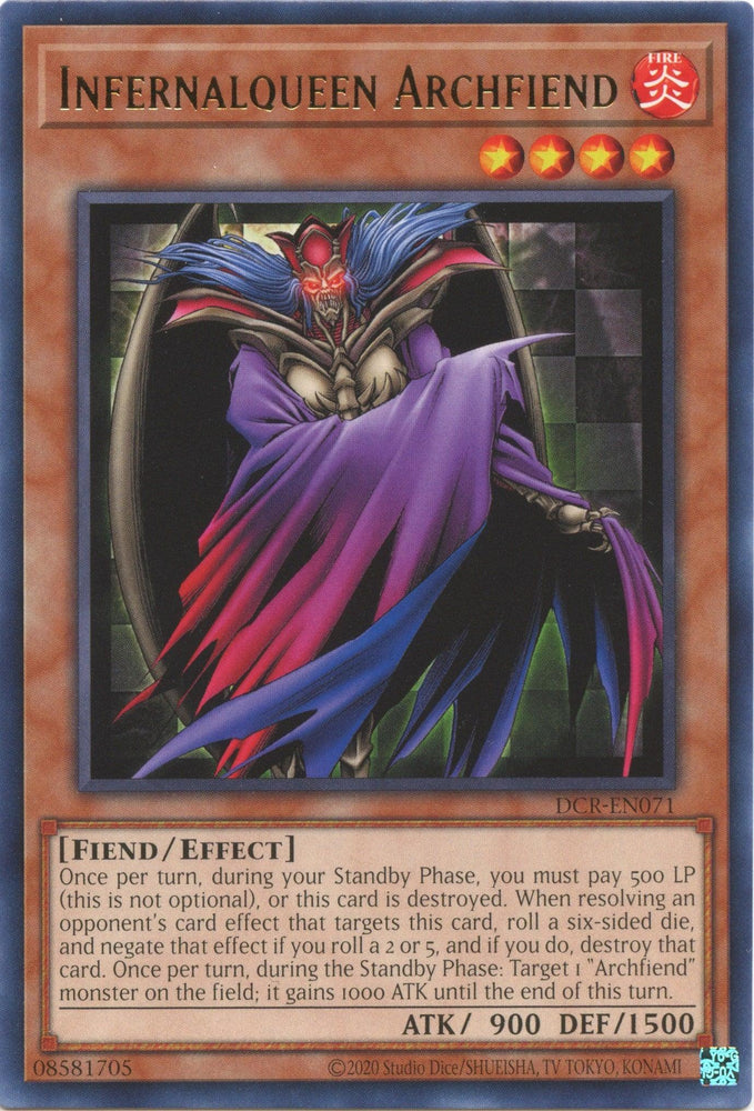 Infernalqueen Archfiend (25th Anniversary) [DCR-EN071] Rare (ONLINE ORDER ONLY)