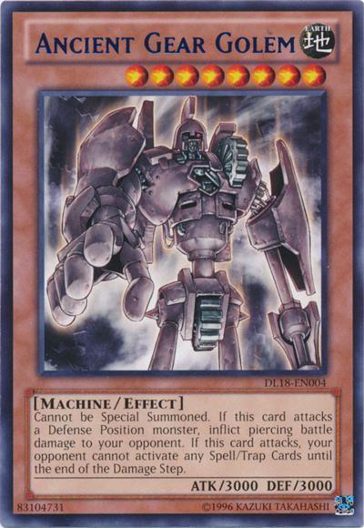 Ancient Gear Golem (Red) [DL18-EN004] Rare (ONLINE ORDER ONLY)