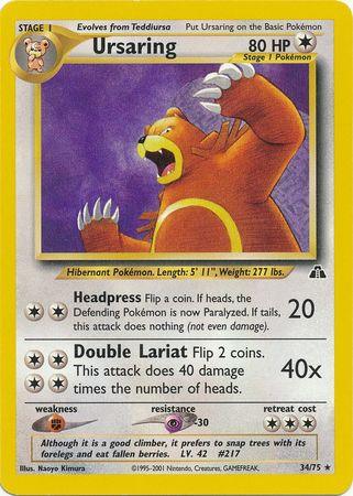 Ursaring (34/75) [Neo Discovery Unlimited] (Online Only)