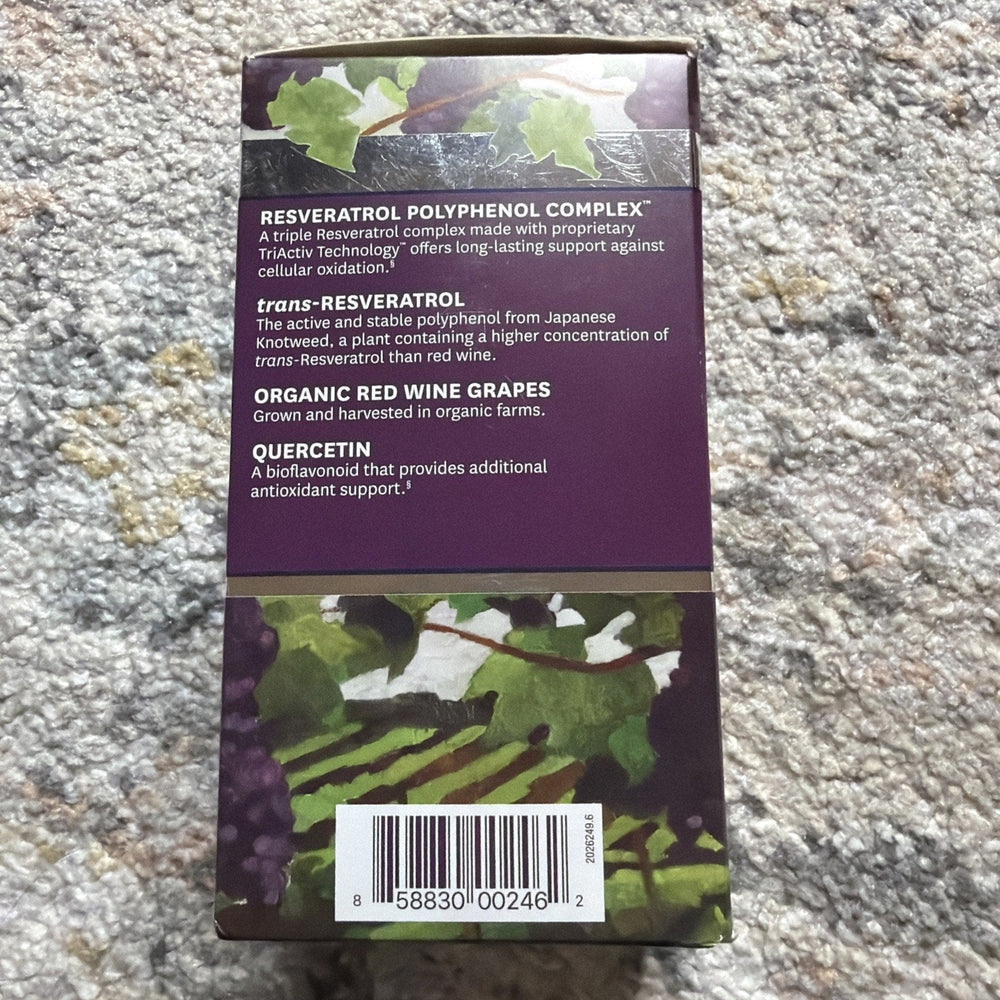 ResVitále Resveratrol 500 mg - Resveratrol Supplement for Men & Women - 60 Caps (ONLINE ORDER ONLY)