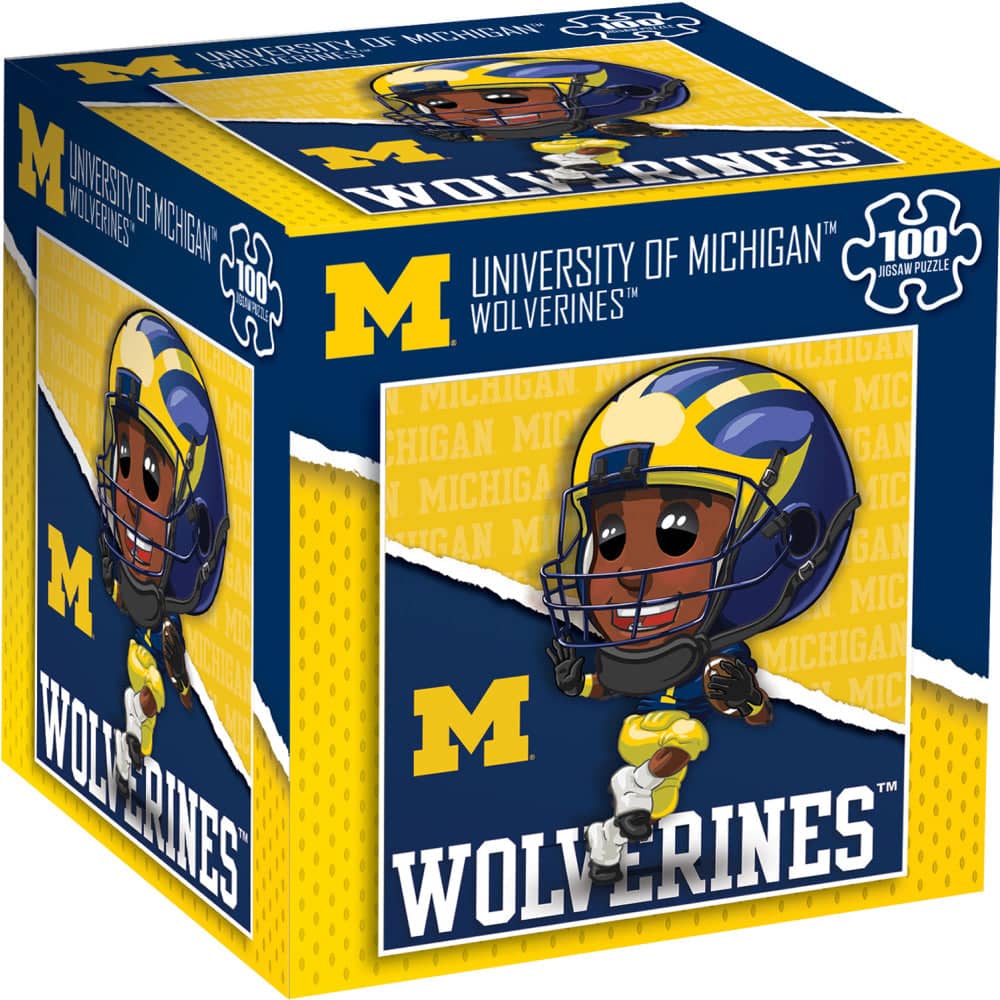 Michigan Wolverines - NCAA Mascot 100 Piece Jigsaw Puzzle