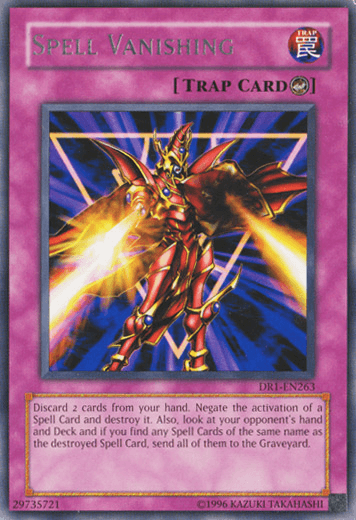 Spell Vanishing [DR1-EN263] Rare (ONLINE ORDER ONLY)