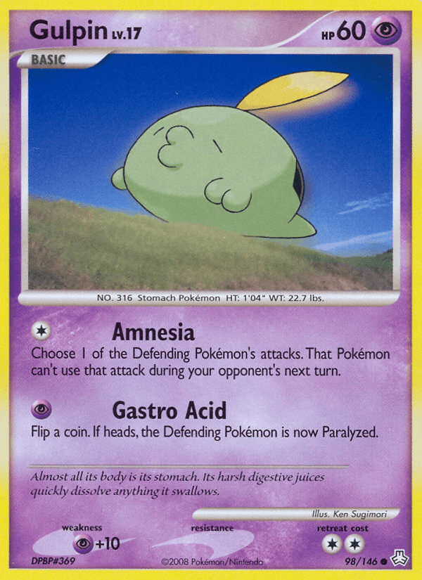 Gulpin (98/146) [Diamond & Pearl: Legends Awakened] (Online Only)