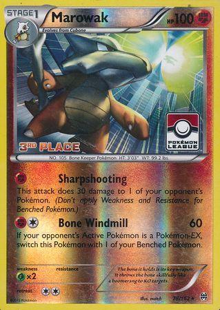 Marowak (78/162) (League Promo 3rd Place) [XY: BREAKthrough] (Online Only)