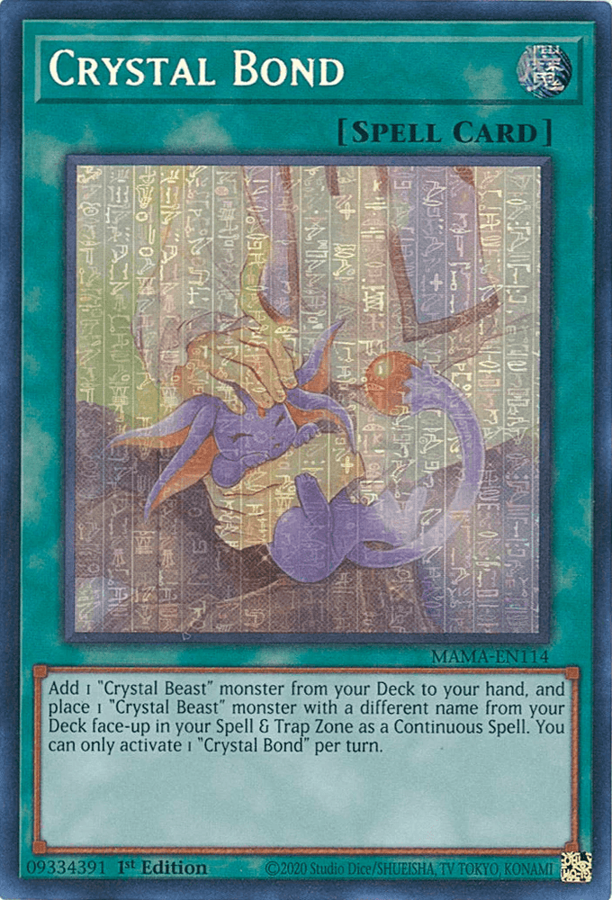 Crystal Bond [MAMA-EN114] Ultra Pharaoh's Rare (ONLINE ORDER ONLY)