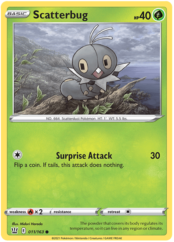 Scatterbug (011/163) [Sword & Shield: Battle Styles] (Online Only)