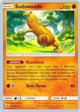 Sudowoodo (66/145) (Ice Path FTW - Zachary Bokhari) [World Championships 2017] (Online Only)