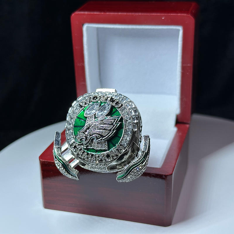 Philadelphia Eagles Super Bowl LIX Rings #1 Hurts MVP Edition with Wings Pop Out