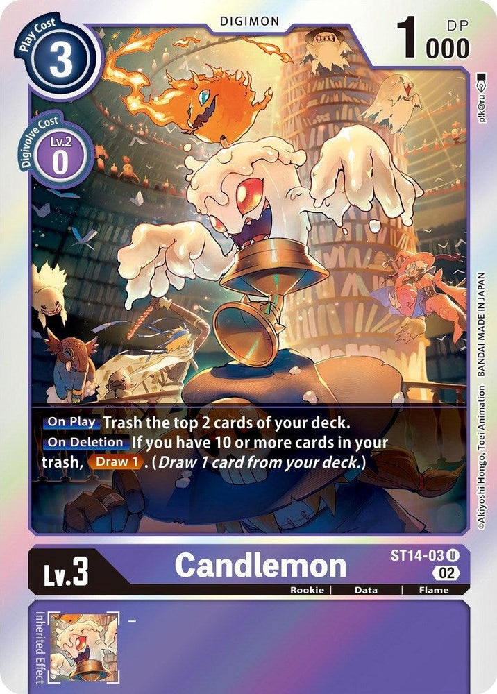 Candlemon [ST14-03] [Starter Deck: Beelzemon Advanced Deck Set] (ONLINE ORDER ONLY)