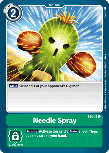 Needle Spray [ST4-15] [Starter Deck: Giga Green] (ONLINE ORDER ONLY)