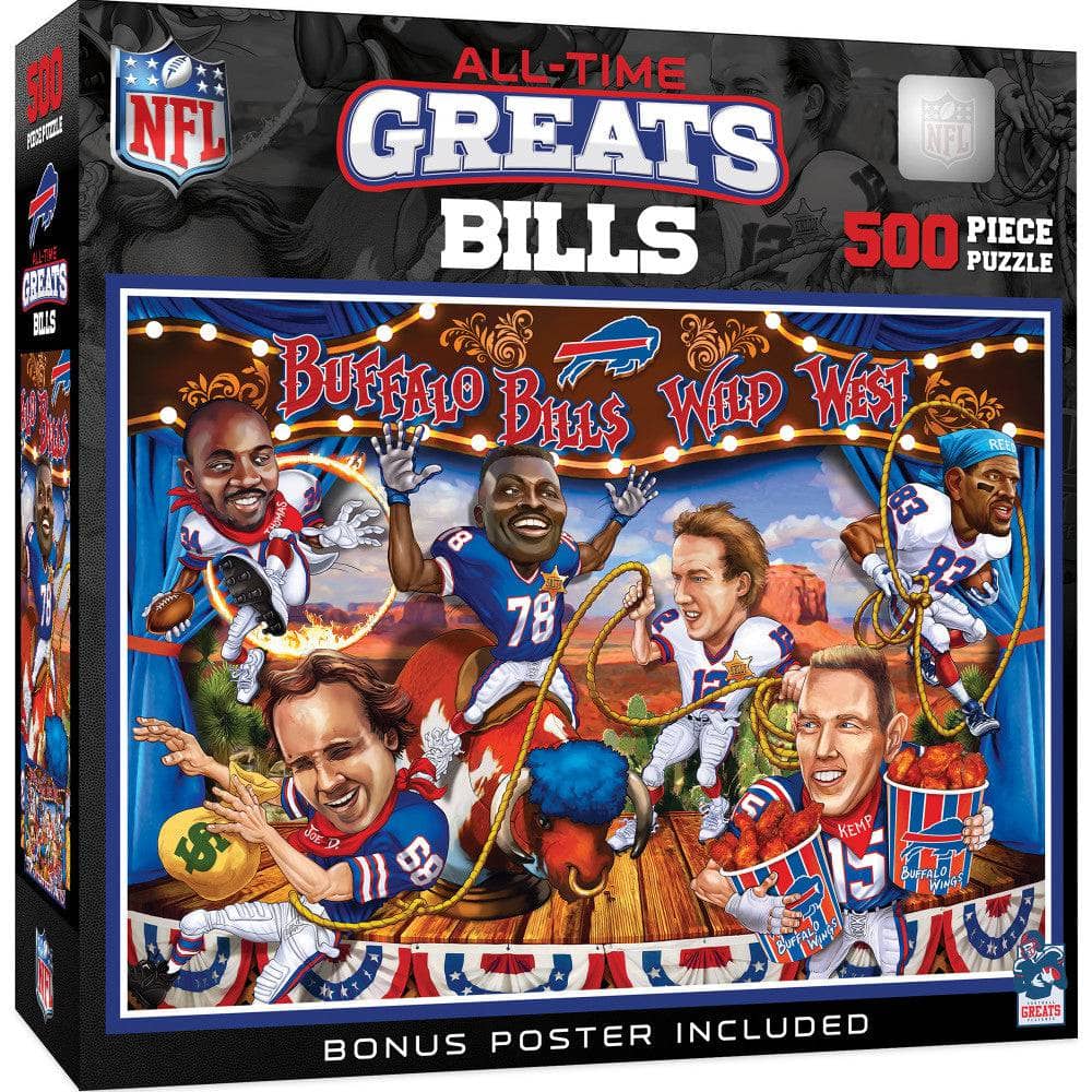 Buffalo Bills - All-Time Greats 500 Piece Jigsaw Puzzle