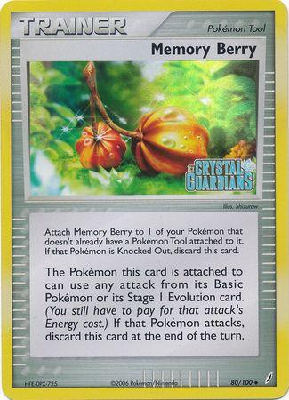 Memory Berry (80/100) (Stamped) [EX: Crystal Guardians] (Online Only)