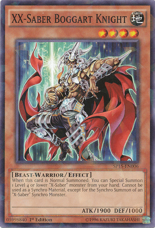 XX-Saber Boggart Knight [SP15-EN006] Shatterfoil Rare (ONLINE ORDER ONLY)