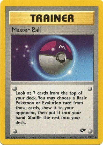 Master Ball (116/132) [Gym Challenge Unlimited] (Online Only)