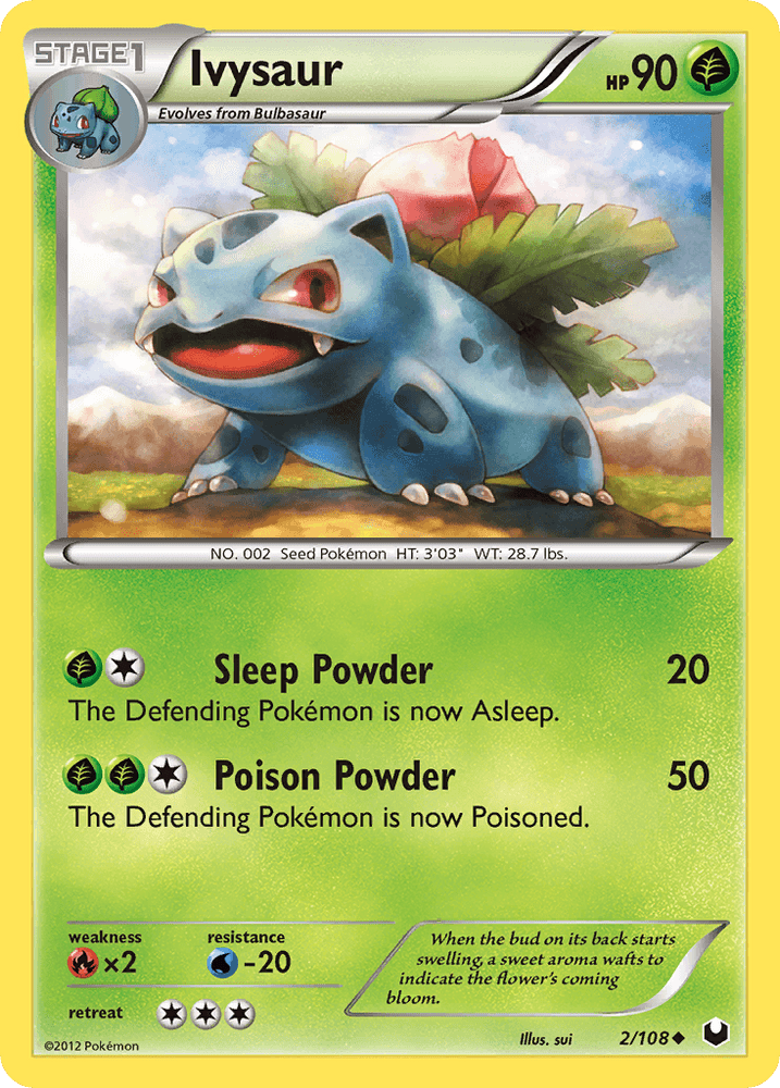 Ivysaur (2/108) [Black & White: Dark Explorers] (Online Only)