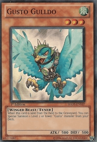Gusto Gulldo [HA05-EN037] Super Rare (ONLINE ORDER ONLY)